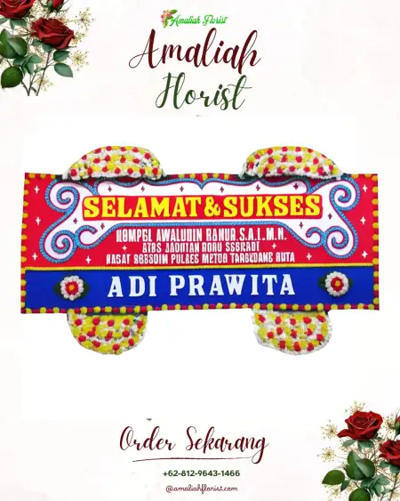 Papan Bunga Ucapan Selamat Cimangkok